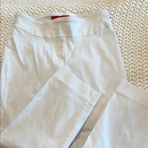 Krazy Larry Cropped White Pants 6